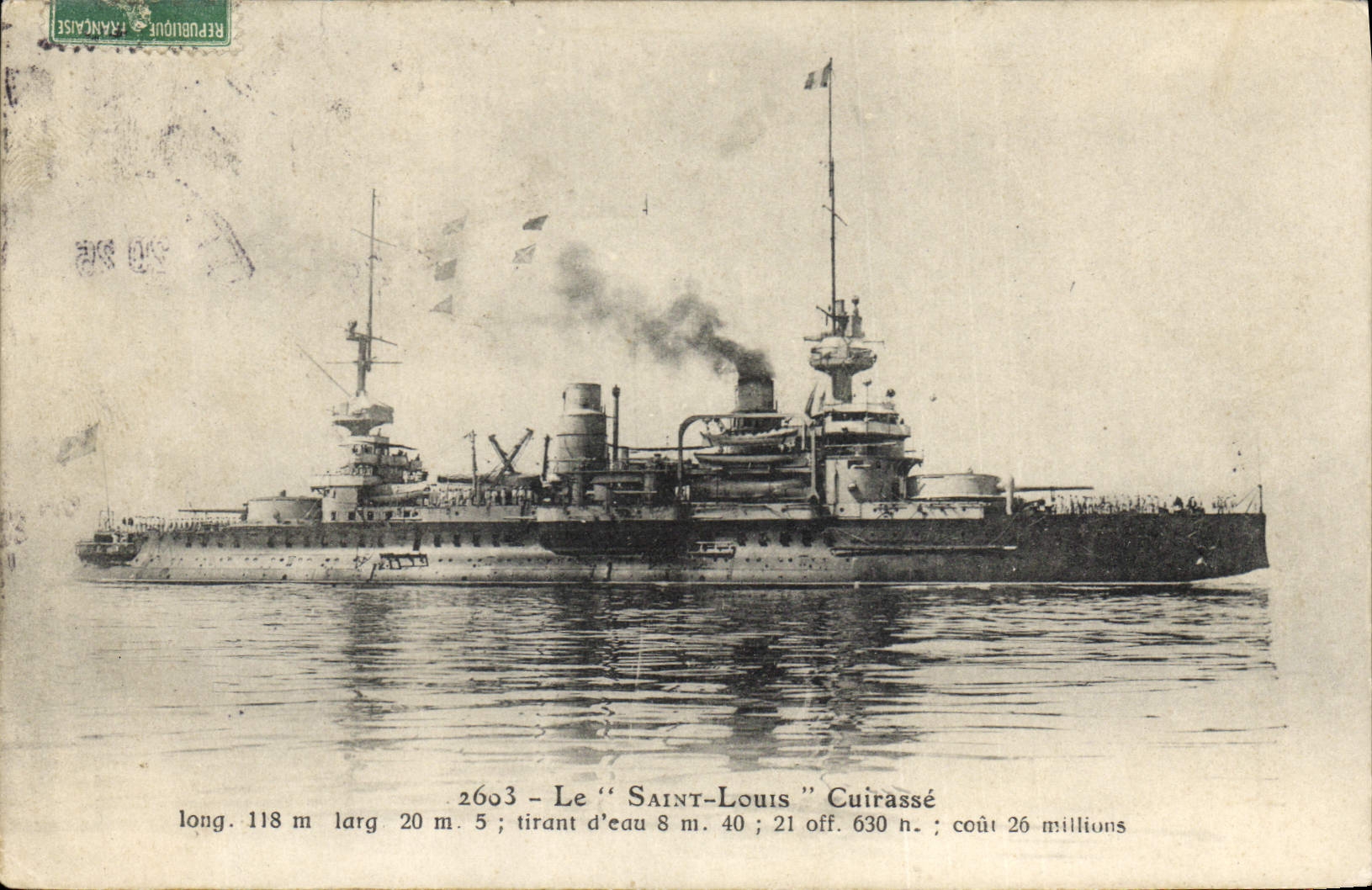 Le "Saint-Louis" Cuirassé — 2603 — Éditeur inconnu