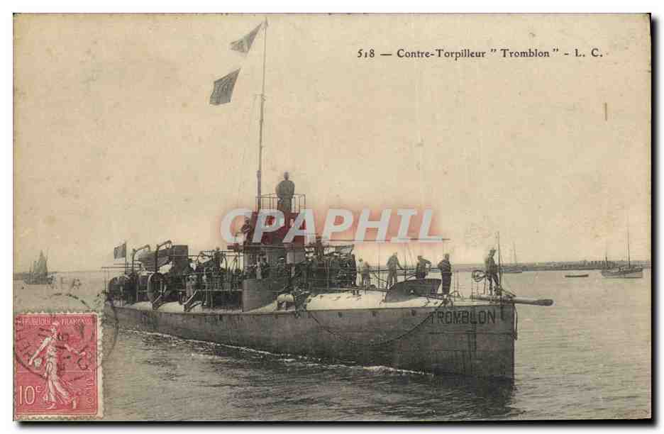 Contre-Torpilleur "Tromblon" — L. C. — n° 518