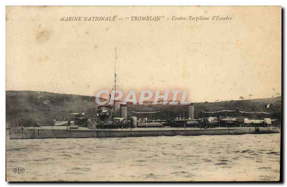 Marine Nationale — Tromblon — Contre-Torpilleur d'Escadre