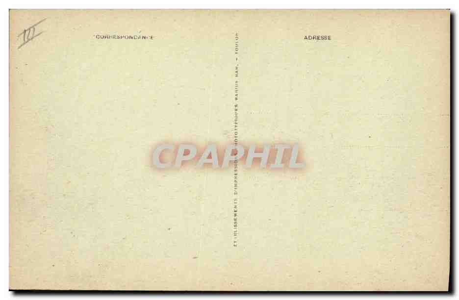 CPA Bateau de Guerre Torpilleur d'escadre Trident  — Verso