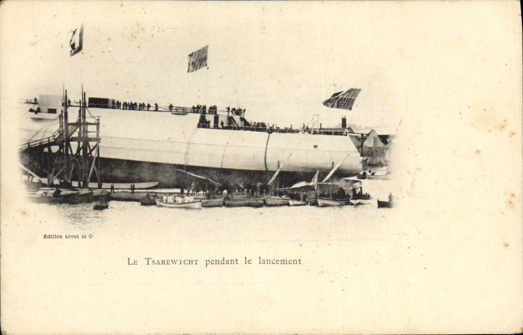 El Tsarewicht durante el lanzamiento — Edición Levet et C°