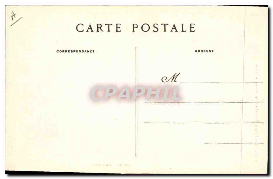 CPA Folklore Jeune fille de Pont Aven sortant de la messe  — Verso