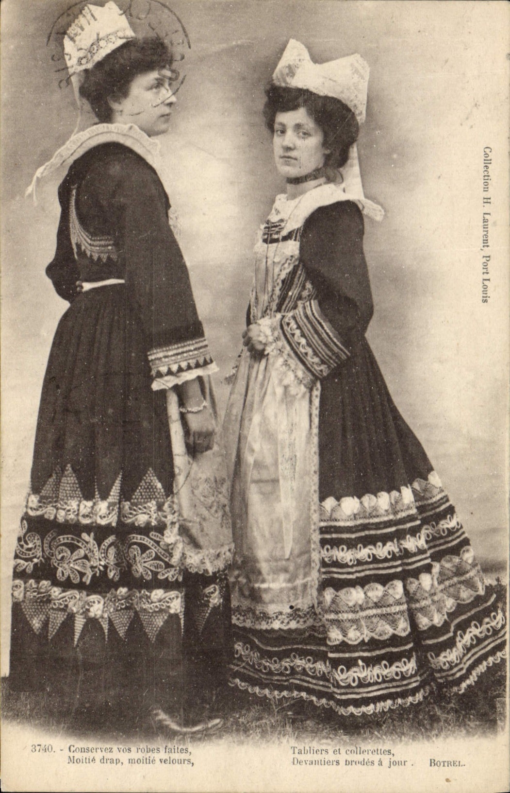 CPA Folklore Botrel Bretagne 