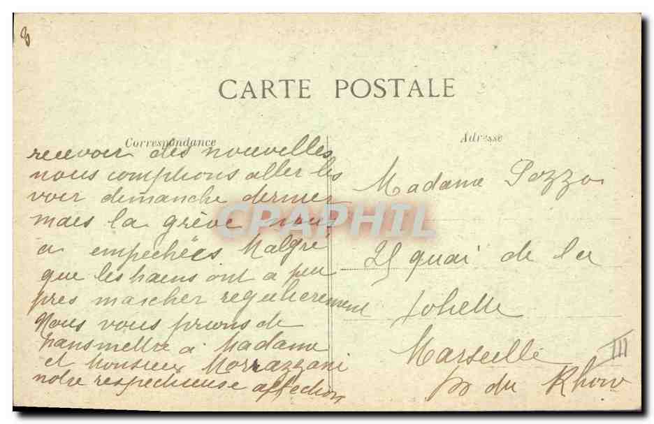 CPA Folklore Rosporden Le tablier Neuf  — Verso