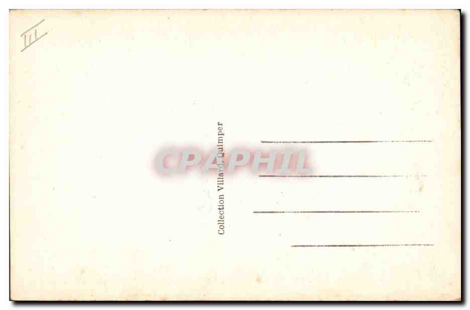 CPA Folklore Dentellieres  — Verso