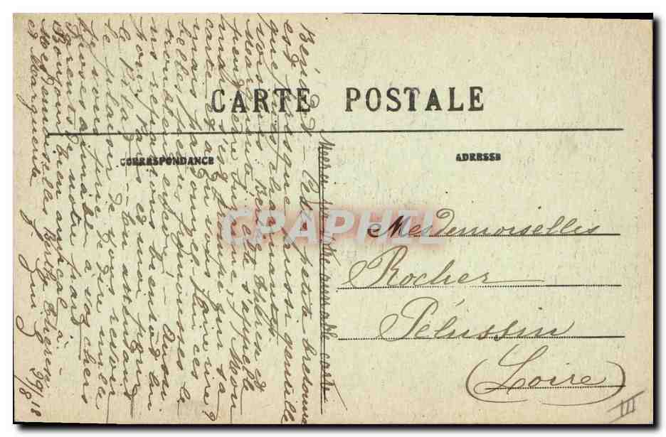 CPA Folklore Le rendez vous en Bretagne  — Verso