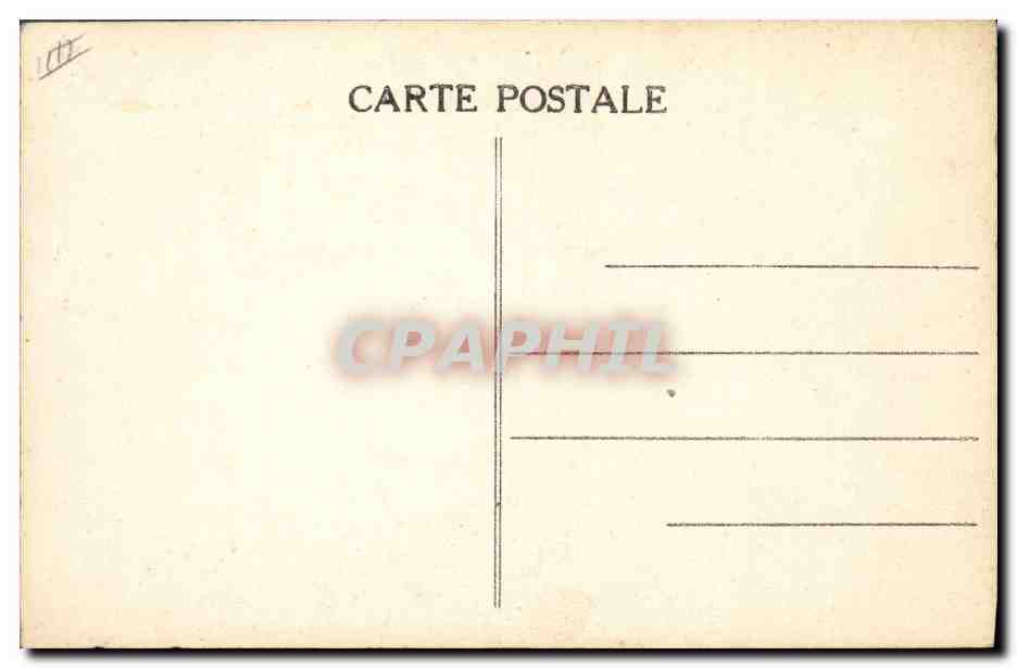 CPA Folklore Bretagne Communiante  — Verso
