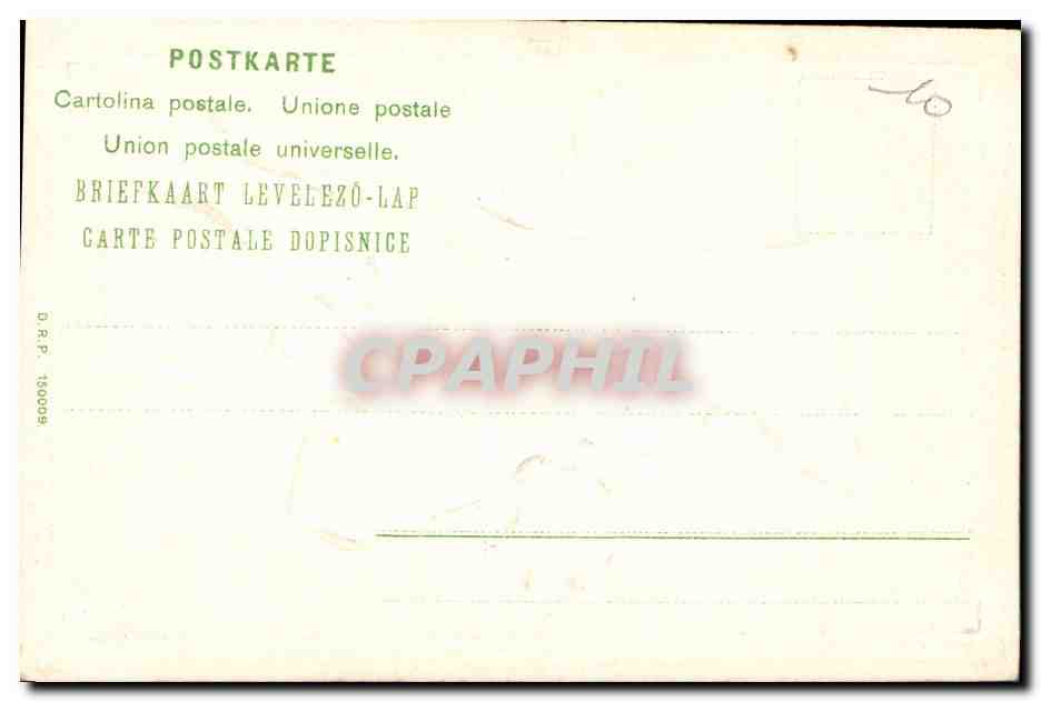 CPA Fantaisie Fleurs  — Verso
