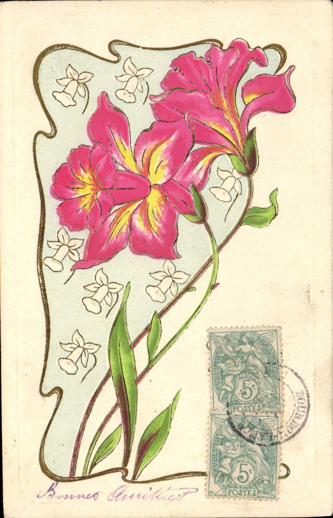 CPA Fantaisie Fleurs 