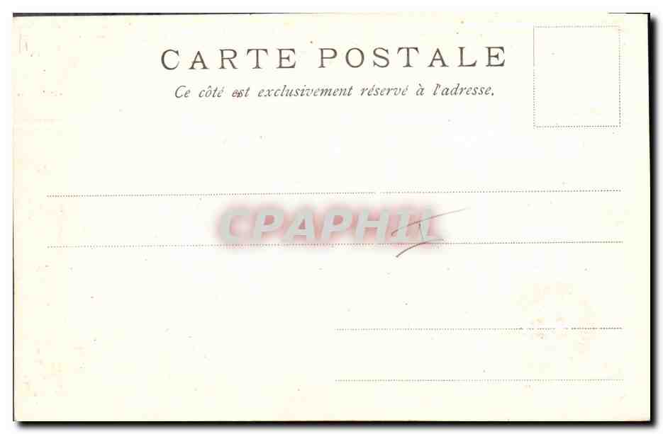 CPA Fantaisie Fleurs  — Verso