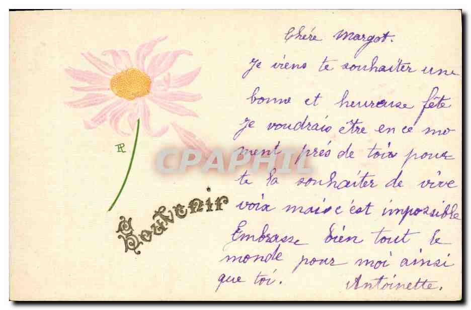 CPA Fantaisie Fleurs 