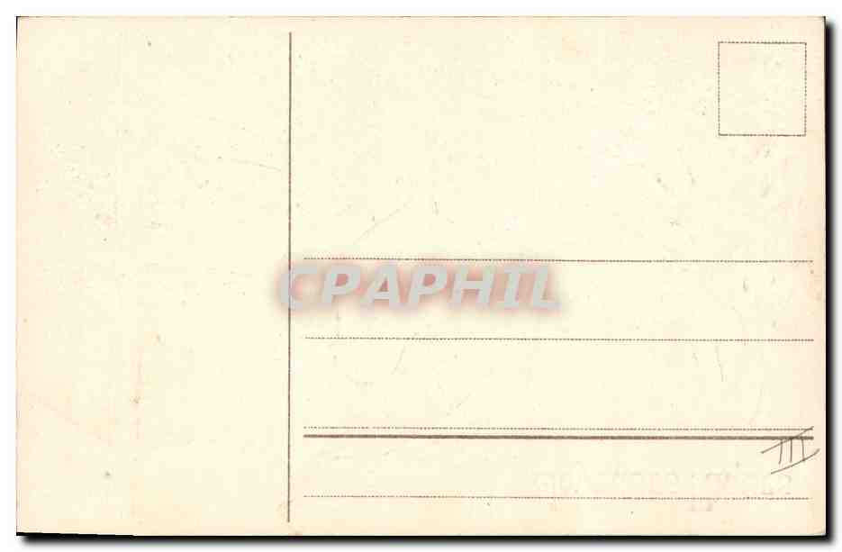 CPA Fantaisie Fleurs Poussins Paques  — Verso