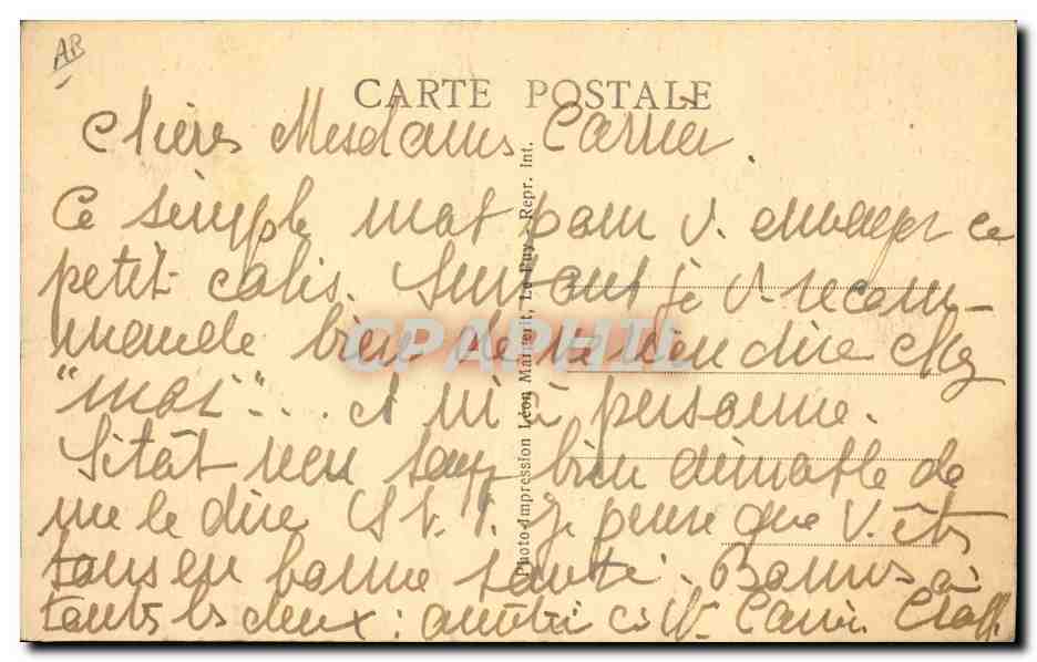 CPA Folklore Dentelle Dentelliere L'assemblee du village ou Couvige Le Velay  — Verso