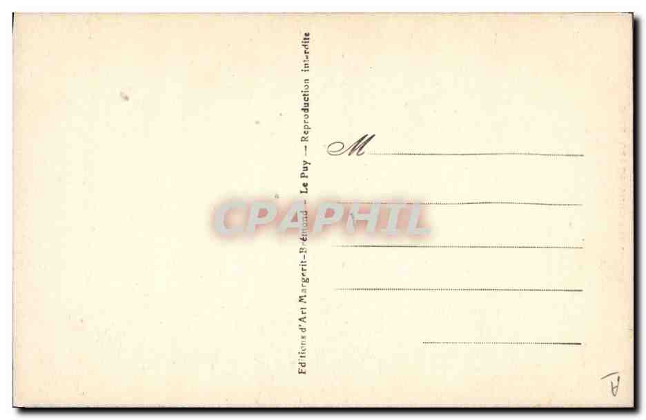 CPA Folklore Dentelle Une Dentelliere Cloitre  — Verso