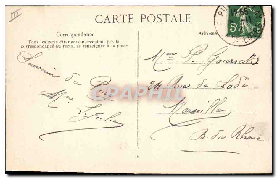 CPA Folklore Dentelle Dentelliere Le Puy Groupe de dentellieres  — Verso