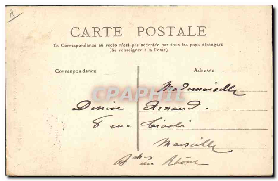 CPA Folklore Dentelle Dentelliere Types de Chatelguyon TOP  — Verso