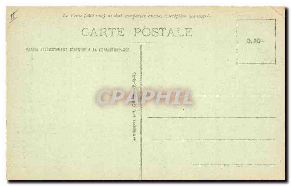 CPA Folklore Dentelle Dentelliere Auvergne  — Verso