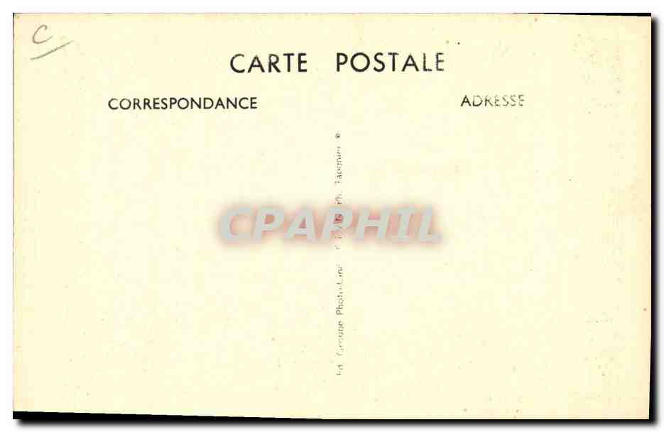 CPA La Rocque  — Verso