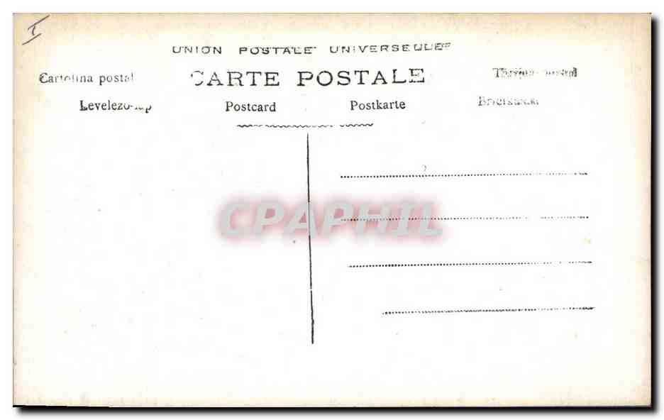 CPA Paris Musee du Luxembourg Rodin Laurens  — Back