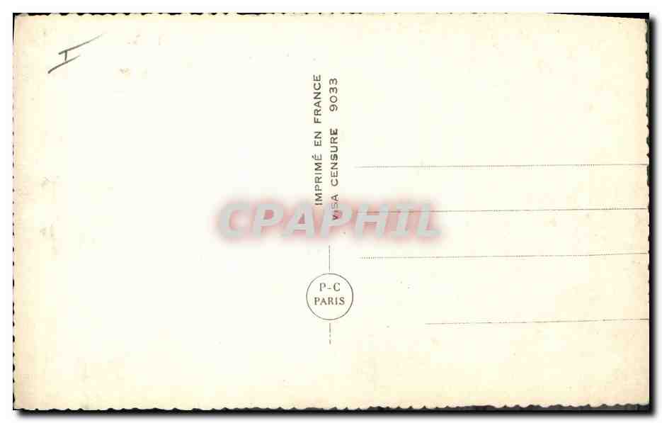 Neville Chamberlain — portrait — CPAPHIL 9033 — Verso