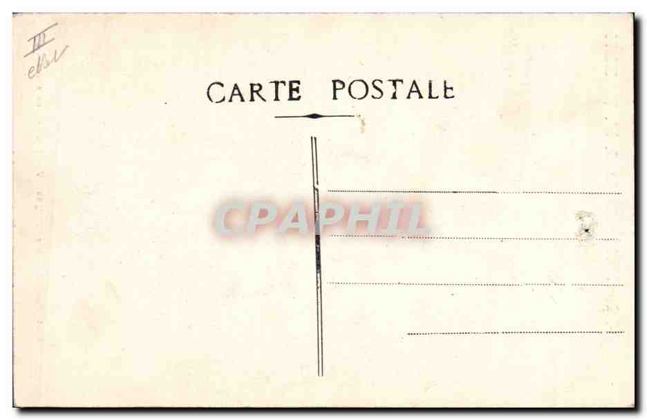CPA Le Nauraliste Fabre  — Rückseite