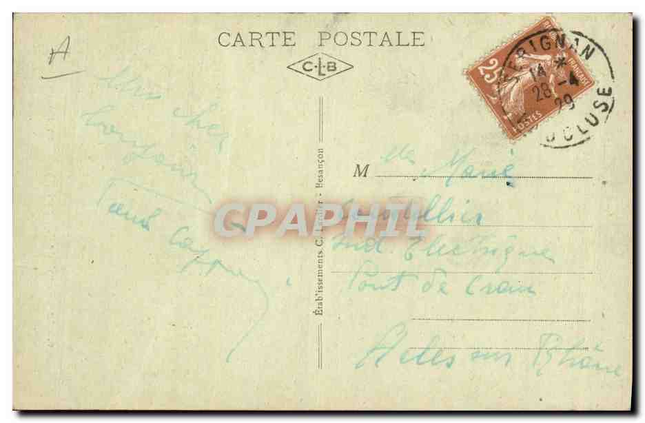 Le naturaliste J.-Henri FABRE en observation — Édition Paul-H. Fabre, Sérignan (Vaucluse) — n°6 — Reverso