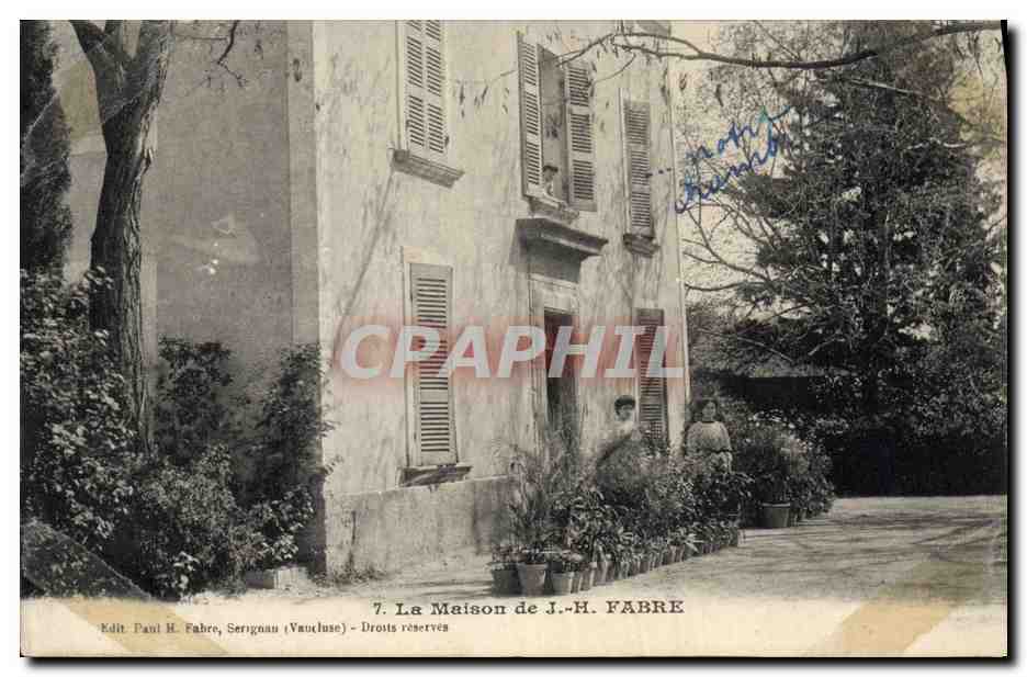 CPA La maison de JH Fabre Naturaliste
