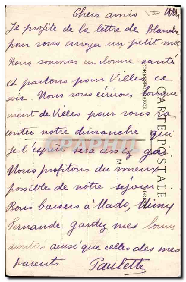 CPA La maison de JH Fabre Naturaliste — Achterkant