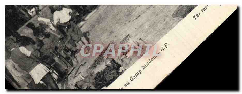 CPA Cheval Hippisme Equitation La Marechalerie au Camp Hindou Militaria 