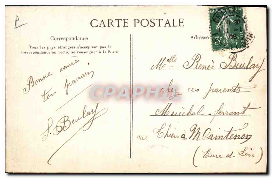 CPA Cheval Hippisme Equitation Les plaisirs de la caserne La marechalerie  — Verso