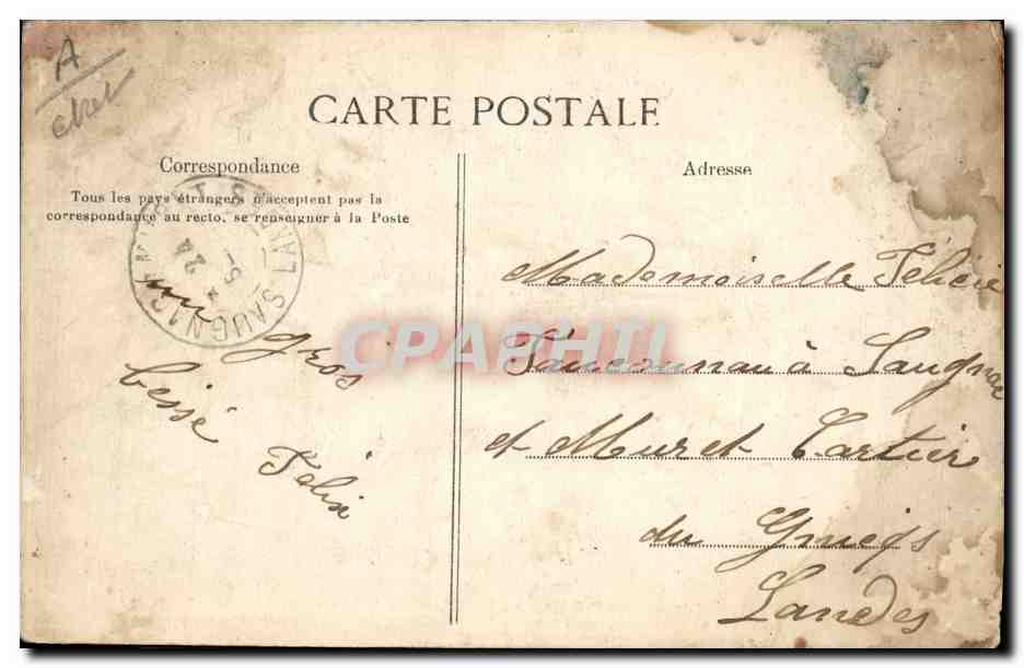 CPA Cheval Hippisme Equitation Les plaisirs de la caserne La forge Forgeron Militaria  — Verso