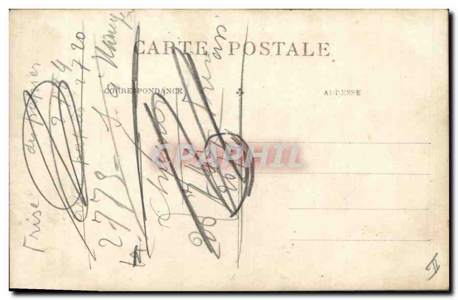 CARTE PHOTO Enfant Cheval Hippisme Equitation  — Verso
