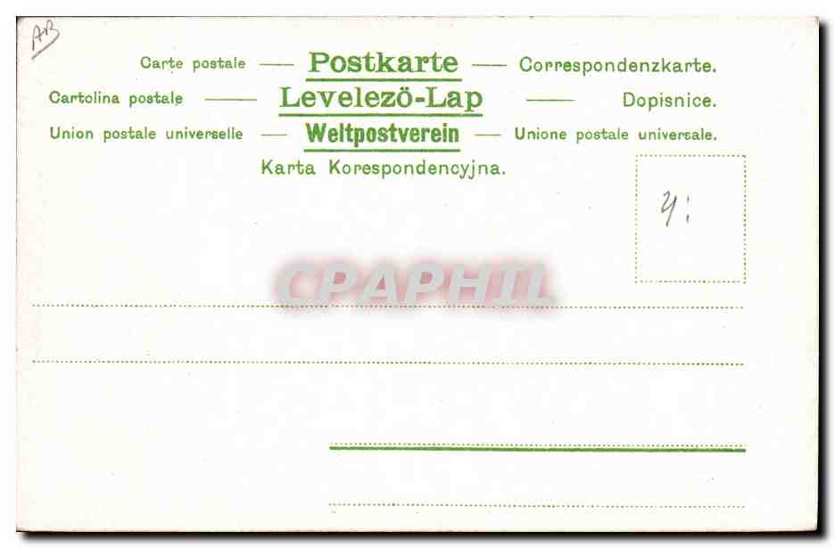 CPA Cheval Hippisme Equitation  — Verso