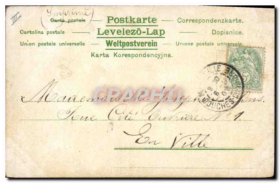 CPA Cheval Hippisme Equitation  — Verso