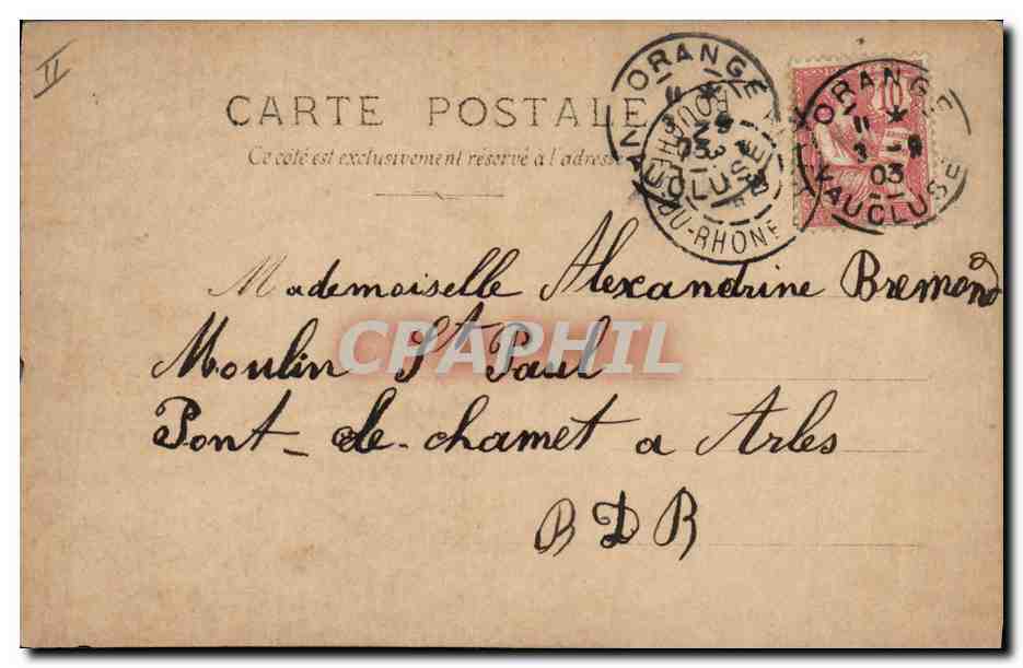 Femme à cheval — C. Barenne, Paris, série N°5 — Verso