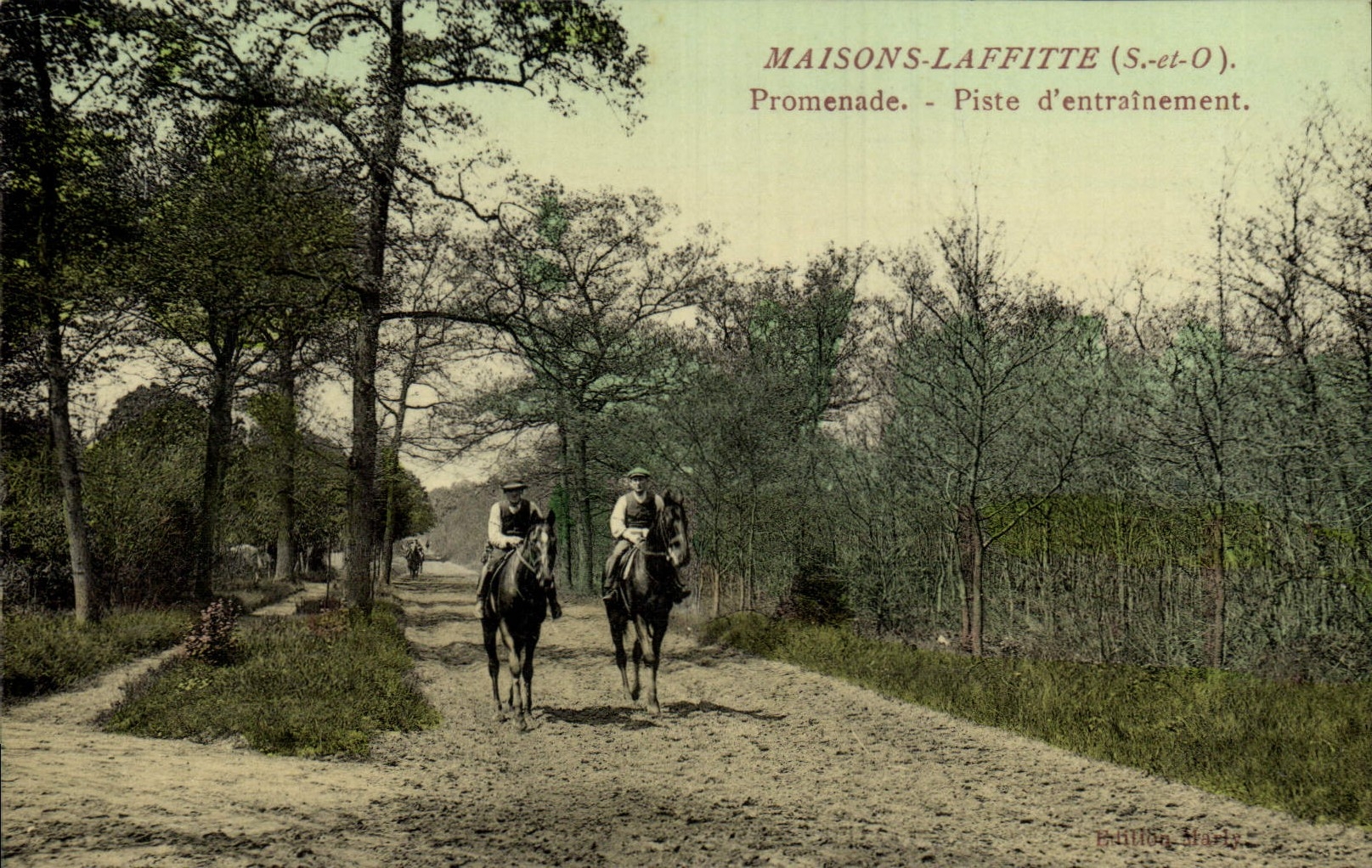 MAISONS-LAFFITTE (S.-et-O). Promenade. - Piste d'entraînement.