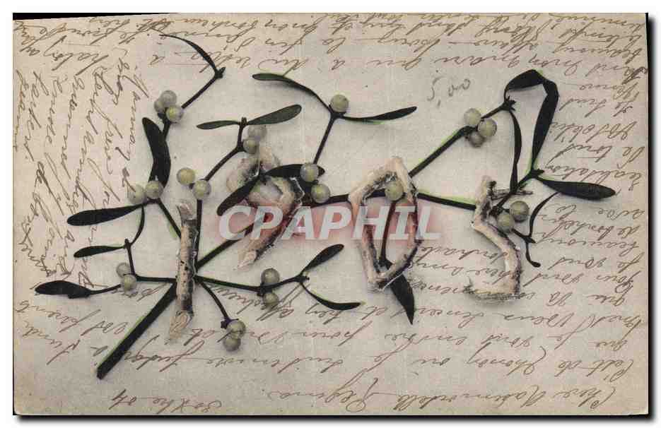 CPA Fantaisie Fleurs Annee 1905