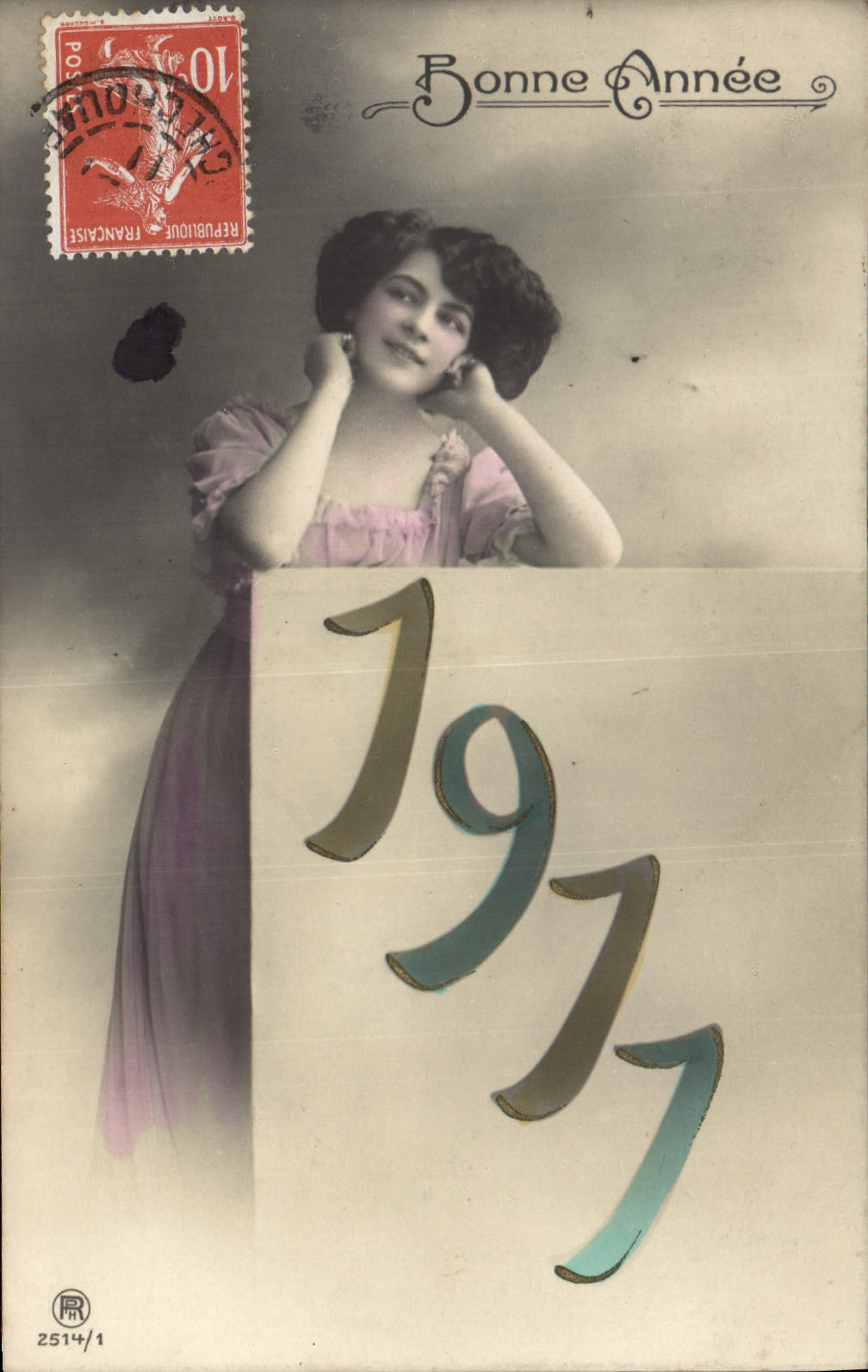 Jeune femme — Année 1917 — Éditeur : 2514/1