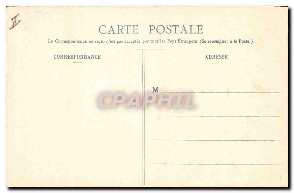 Sage fumant une pipe — avec faux et sablier — éditeur Parisot & Béarnet, n° 1305 — Verso