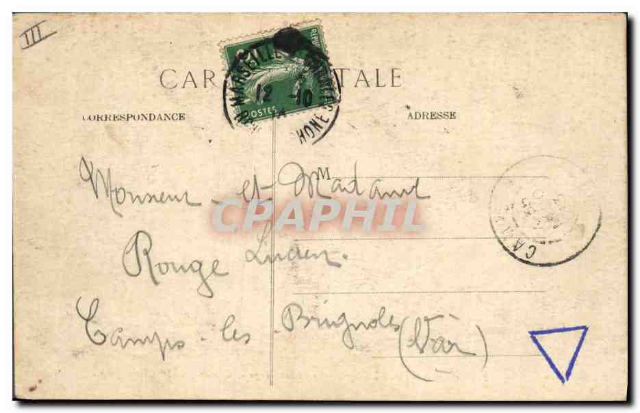 CPA Bateau de Guerre Victor Hugo Croiseur de 1ere classe  — Verso