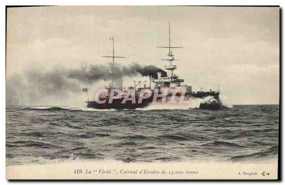 La "Vérité", Cuirassé d'Escadre de 15.000 tonnes — A. Bougault, n° 419