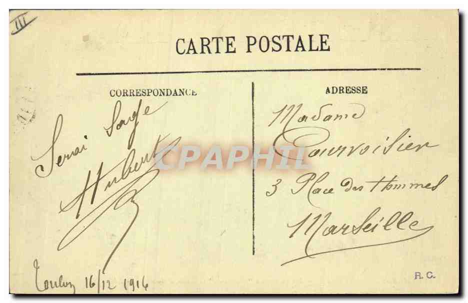CPA Bateau de Guerre Dreadnoughts Voltaire Cuirasse d'escadre  — Verso