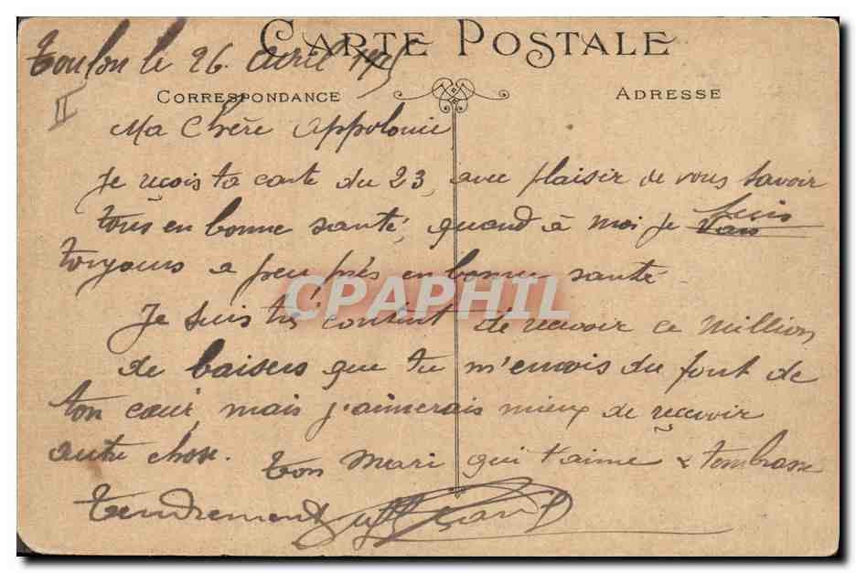 CPA Bateau de Guerre Dreadnoughts Voltaire Cuirasse de 1er rang  — Verso