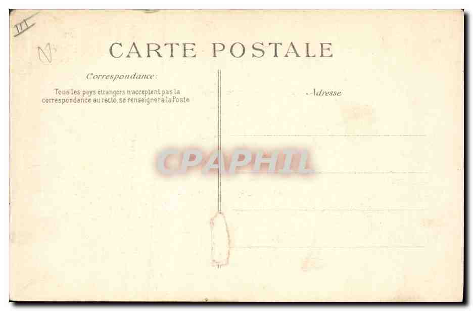 CPA Bateau de Guerre Verite Cuirasse d'escadre  — Verso