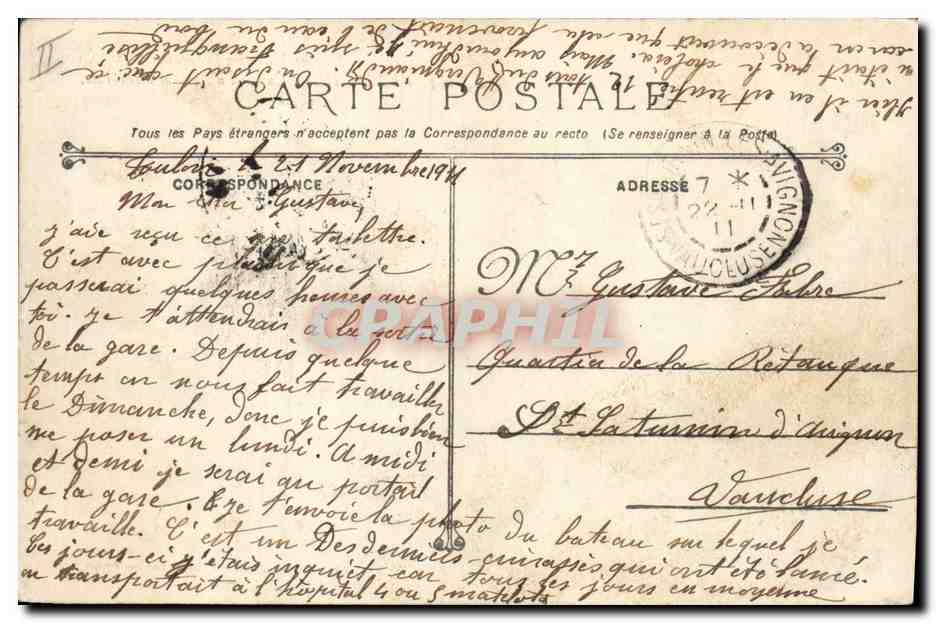 CPA Bateau de Guerre Vergniaud Cuirasse d'escadre a turbines  — Verso