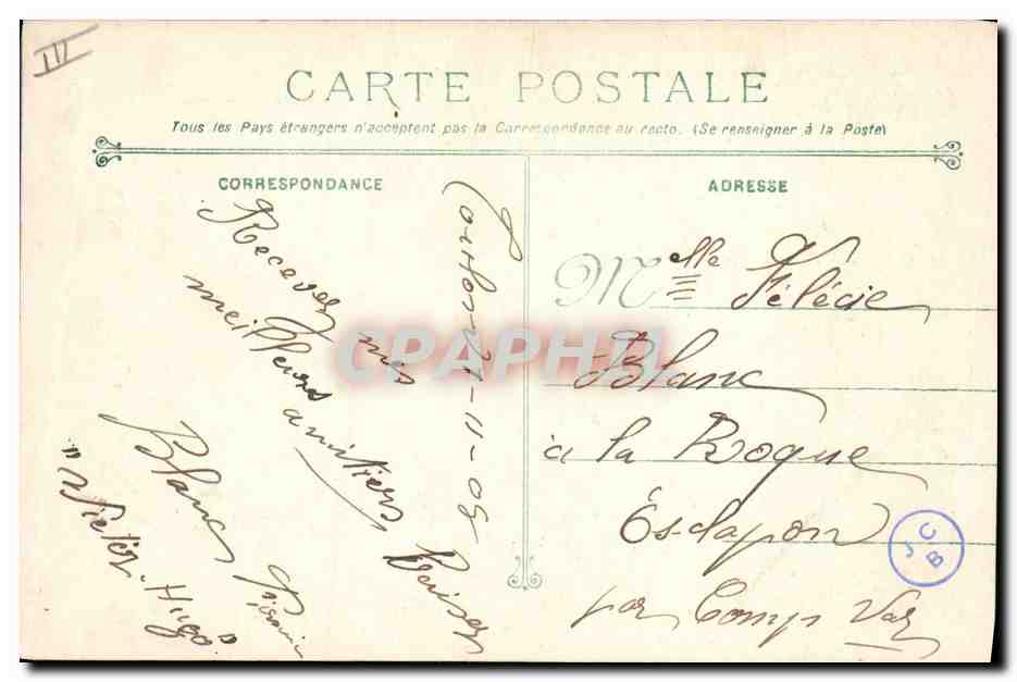 Victor Hugo - Croiseur-Cuirassé — Marine Militaire Française — Phototypie Marius Bar, n°261 — Reverso