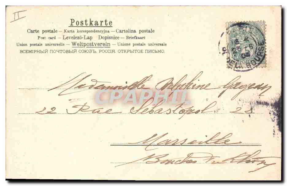 CPA Fantaisie Main Fleurs Colombe  — Verso