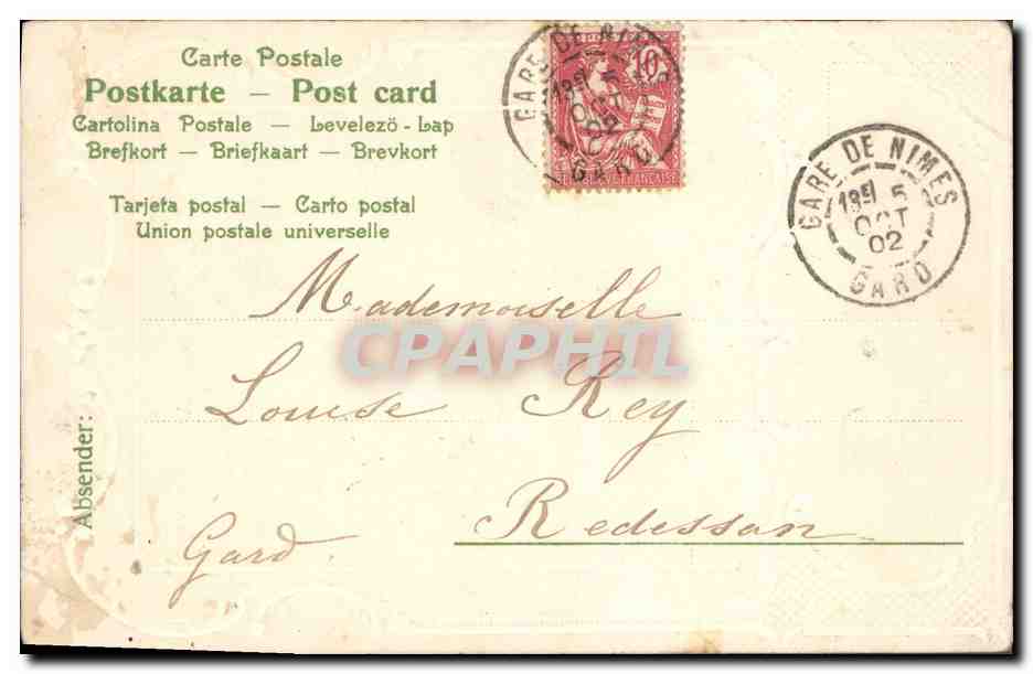 CPA Fantaisie Enfant  — Verso