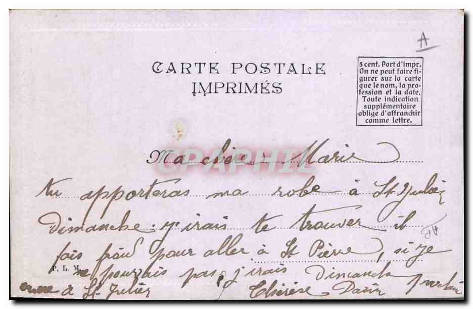 Dove with olive branch — Bon souvenir — Carte postale imprimée — Verso