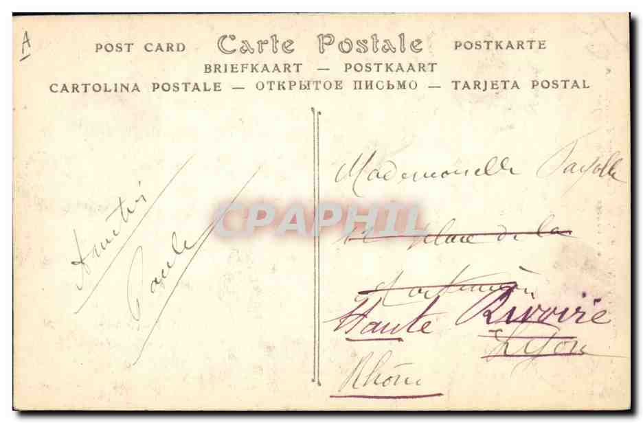 CPA Folklore Portz Even Une veuve d'Islandais a la Croix des Veuves — Verso